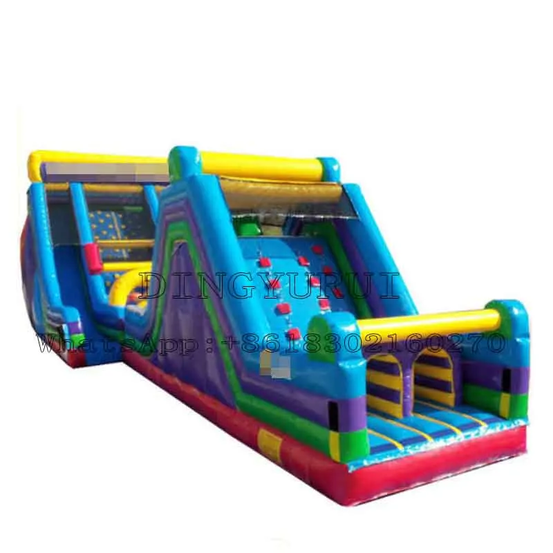Customized PVC Inflatable Obstacle Course Jumping Bounce Game