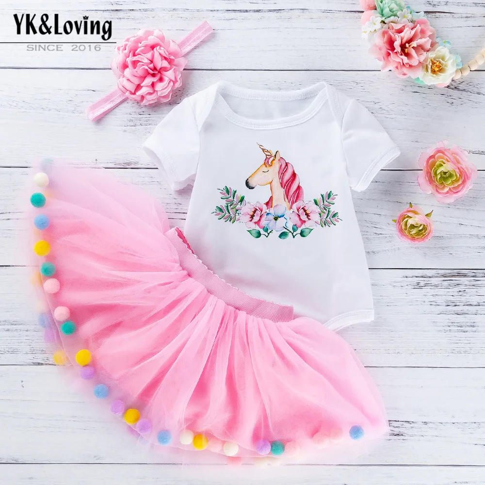 Платье для маленьких девочек на один год платья-пачки крещения день рождения 1