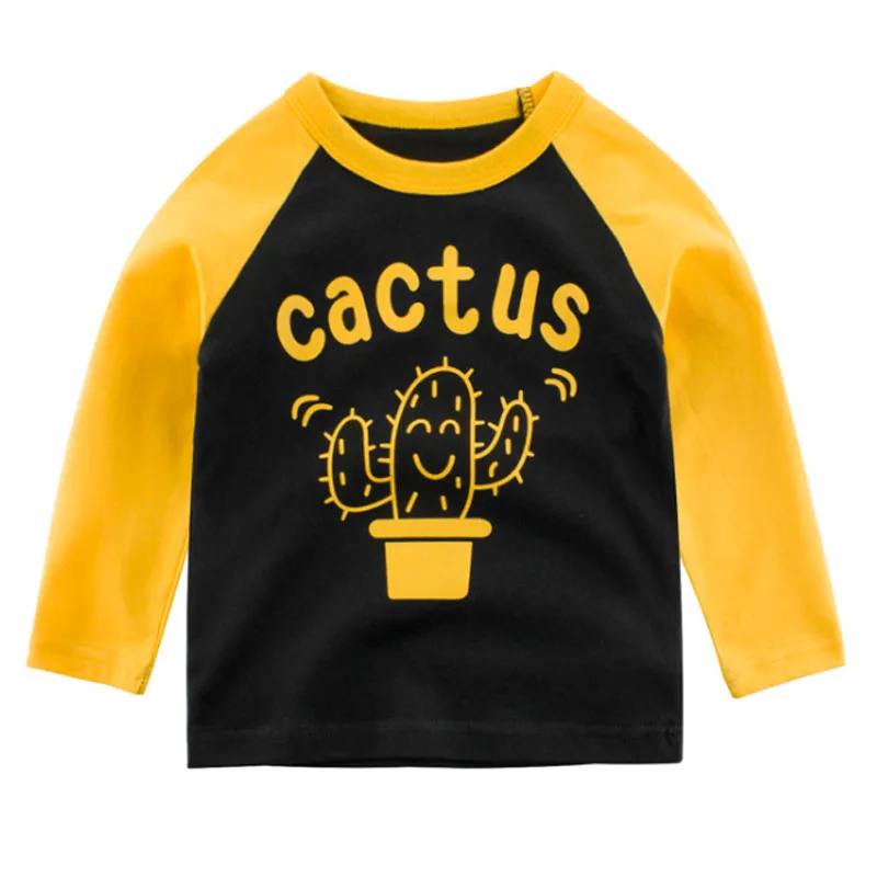 

Kids Clothes Spring Autumn Sweatshirt Jacket T-Shirt Tops Boy Girls Long-Sleeved Undershirt Cotton 2-8 Age Child Quality Costume