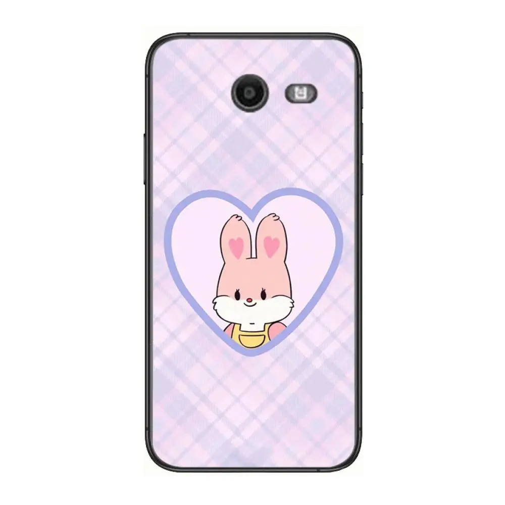 

Cute cartoon bunny case Phone Case Hull For Samsung Galaxy J 4 3 5 6 7 8 EU 2018 Plus 2017 Black Shell Art Cell Cover TPU