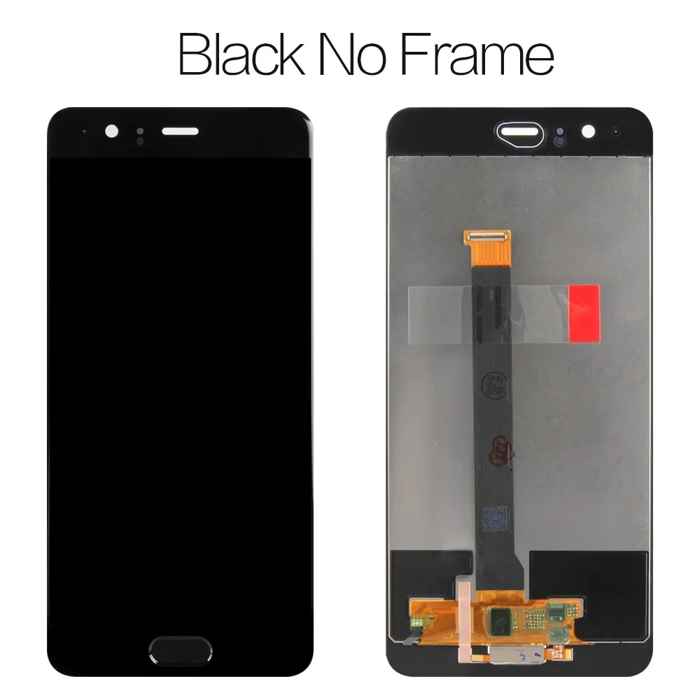 P10P Black No Frame Протестированный 5,5 ''2560x1440 для HUAWEI P10 Plus ЖК-дисплей с кодирующий преобразователь сенсорного экрана в сборе запасные части VKY-AL00 - Цвет: P10P Black No Frame