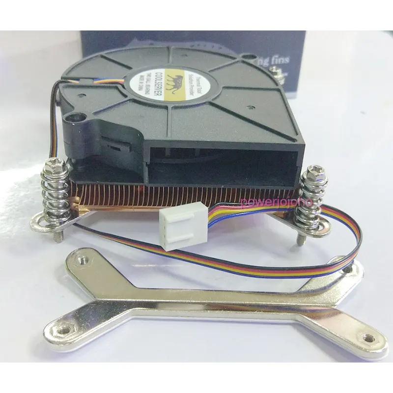 Кулер для серверного шасси 1U вентилятор ЦП радиатор охлаждения LGA1155 1156 1150 1151