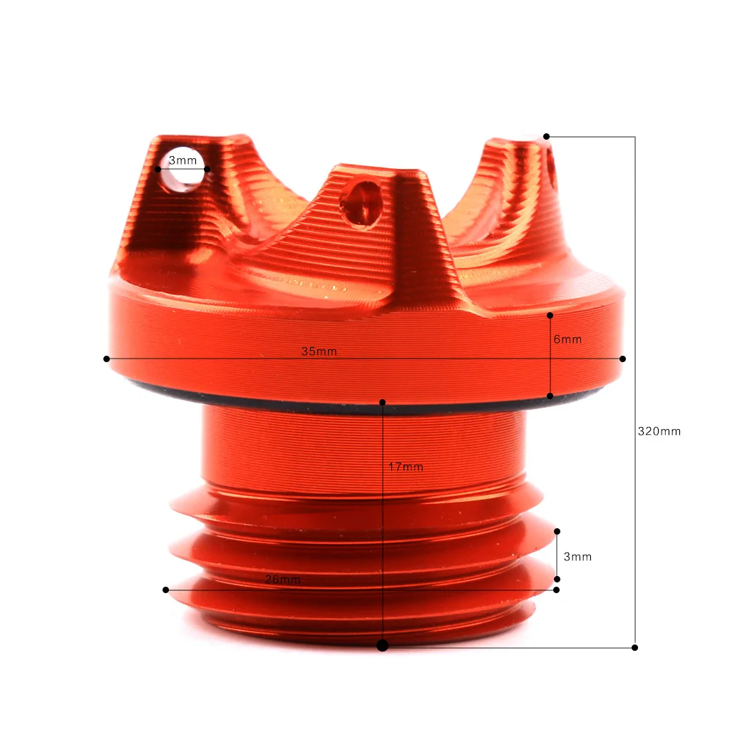 

For Yamaha R25 R3 Motorcycle Modification 3.0mm Threaded Oil Screw Decorative Cover General