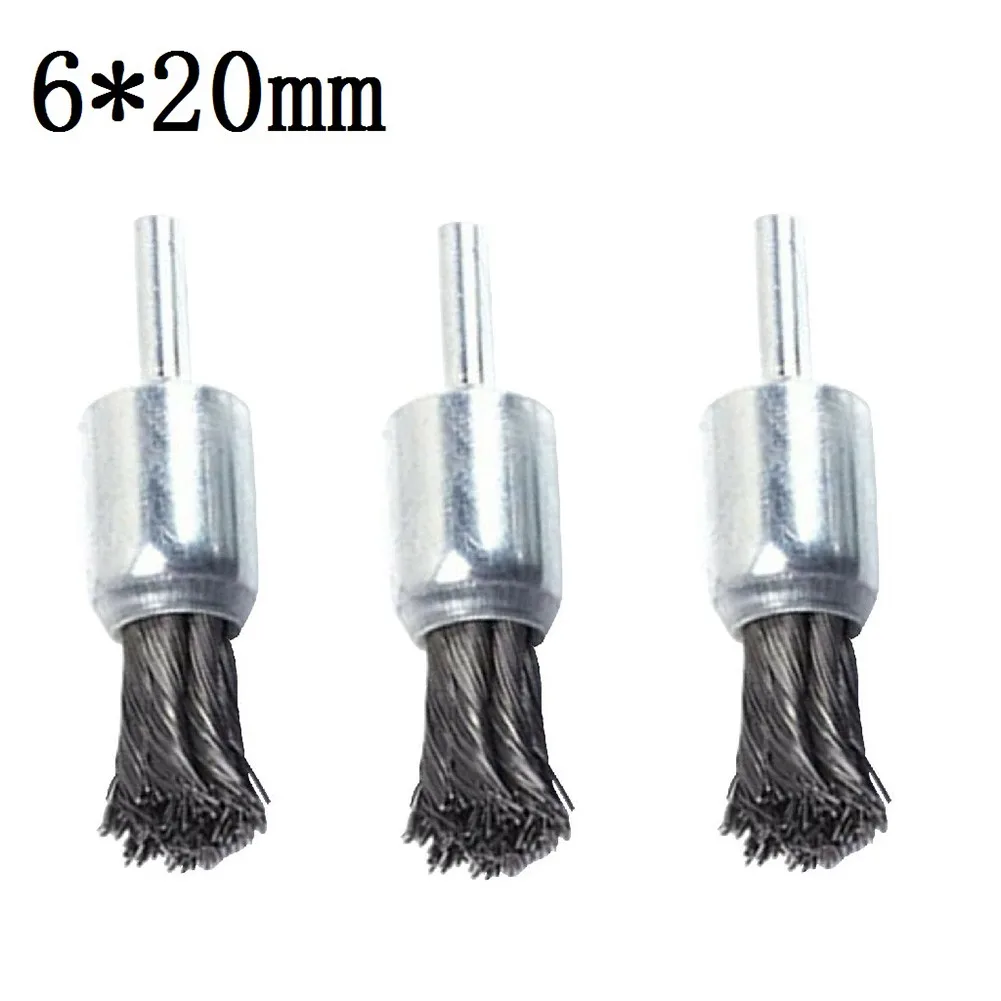 

Kit Steel Knot Wire Brush Pack Rust Paint Removal Set Steel Knot Wire End Brush