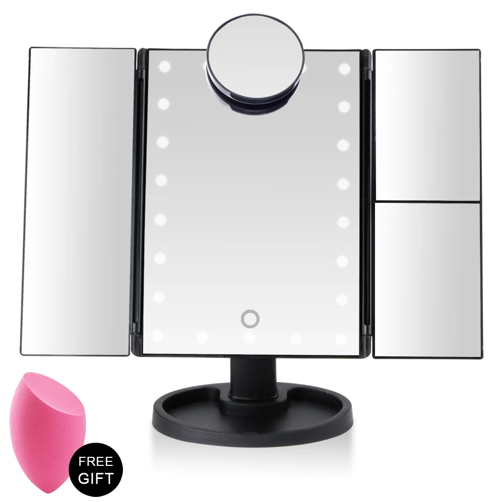 Сенсорный экран косметическое зеркало светодиодный светильник ed настольное для