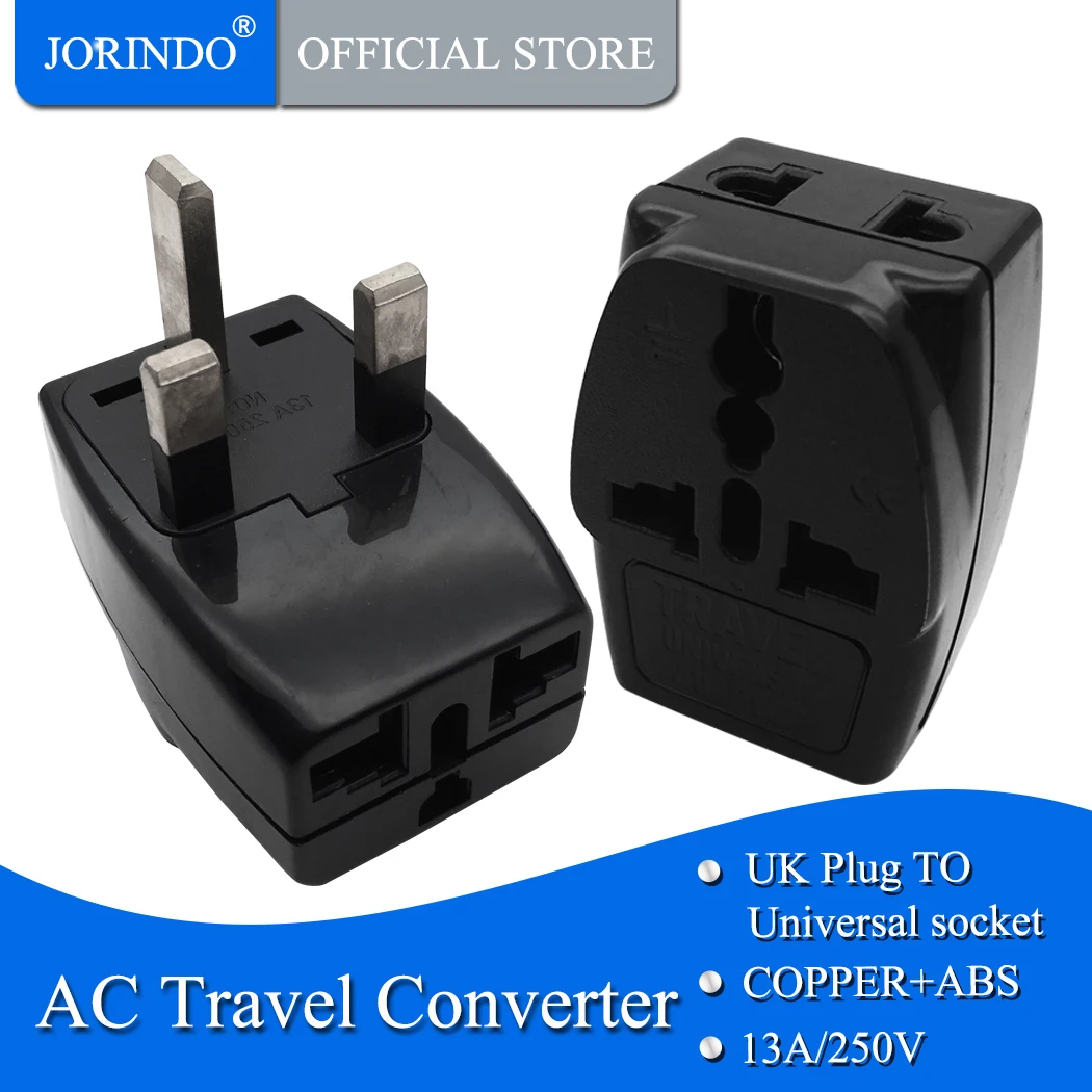 JORINDO 1 до 3 сплиттер Универсальный UK/US/AU контакта 2 розетка в UK 3pin Ирландия Сингапур
