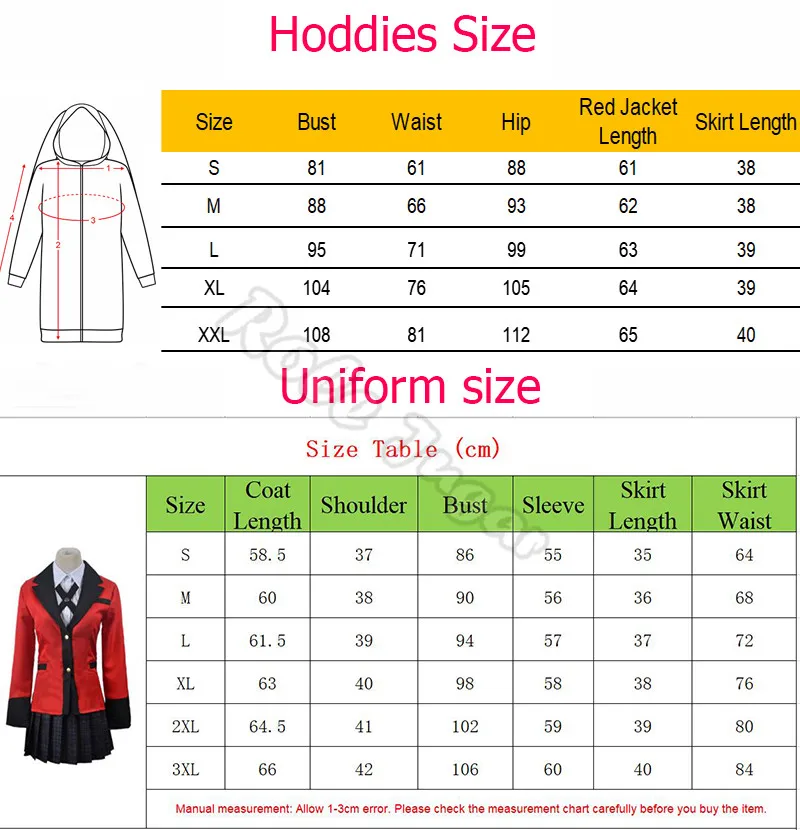 Костюм для косплея Yumeko Jabami Косплей Аниме компульсив геймблер Runa Yomotsuki Толстовка