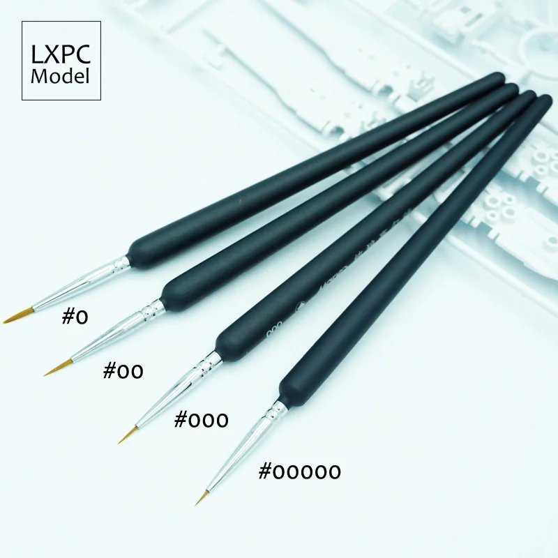 

Model coloring tool Wolf hook line pen Very fine suit Model percolation pen surface pen 4pcs/set