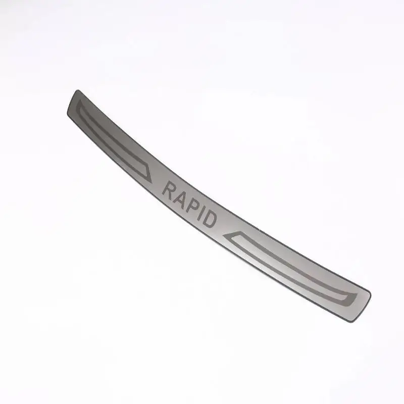 Наклейка для стайлинга автомобиля защита задней двери из нержавеющей стали