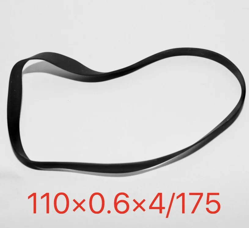 

2 шт./лот Длина складки: 175 мм Толщина: 0,6 мм ширина: 4 мм открывашка Виниловый проигрыватель для записи ремней приводной ремень