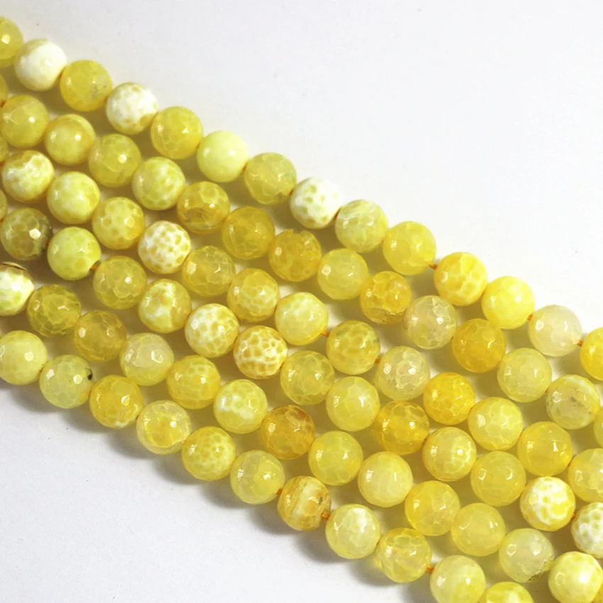 Натуральный камень зеленый желтый попкорн Агат карнеол граненый Оникс Круглые