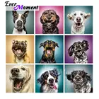 Алмазная живопись с собаками Ever Instant, алмазная вышивка, вышивка крестиком, полная выкладка, мозаика, домашнее искусство, рукоделие ASF2084