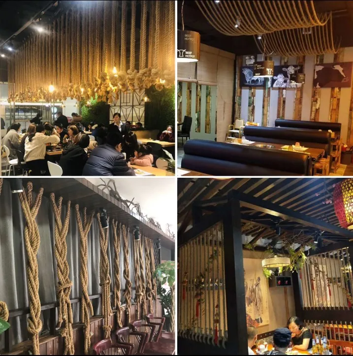 

16mm Jute Hemp Rope Natural Thick Rope Craft Twine for Gardening Bundling Camping Decorating