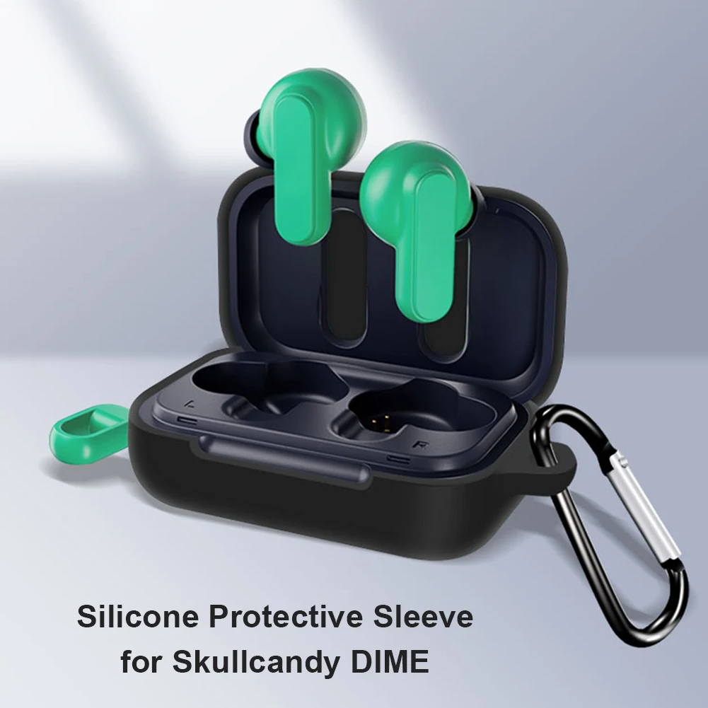 Силиконовый чехол для Skullcandy Penny противоударный полный защитный с карабином