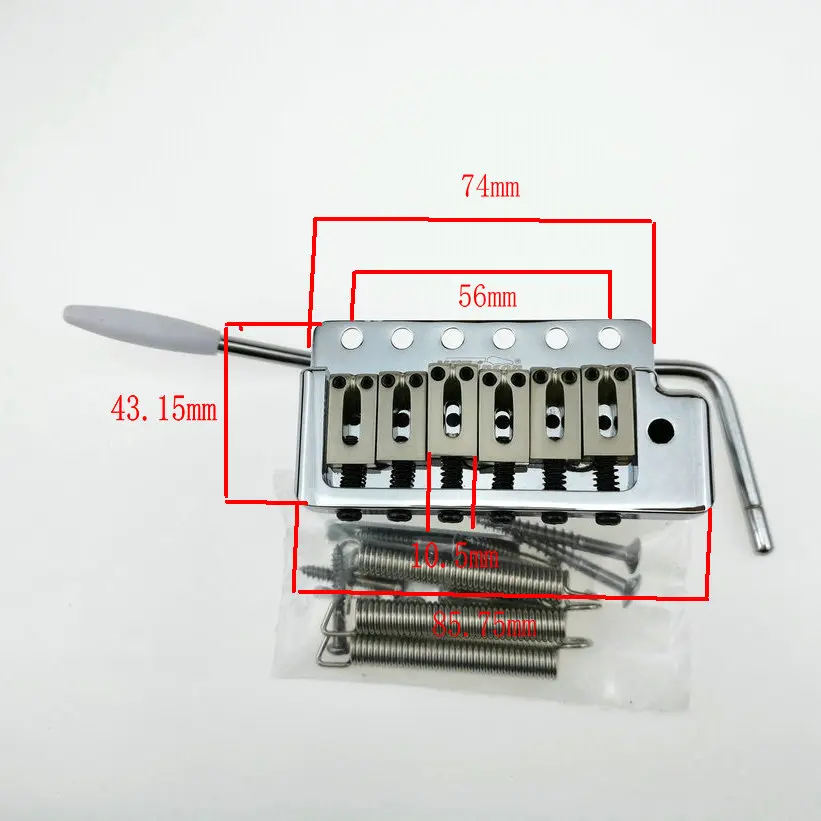

New Wilkinson WOV09 Chrome Silver ST Electric Guitar Tremolo System Bridge