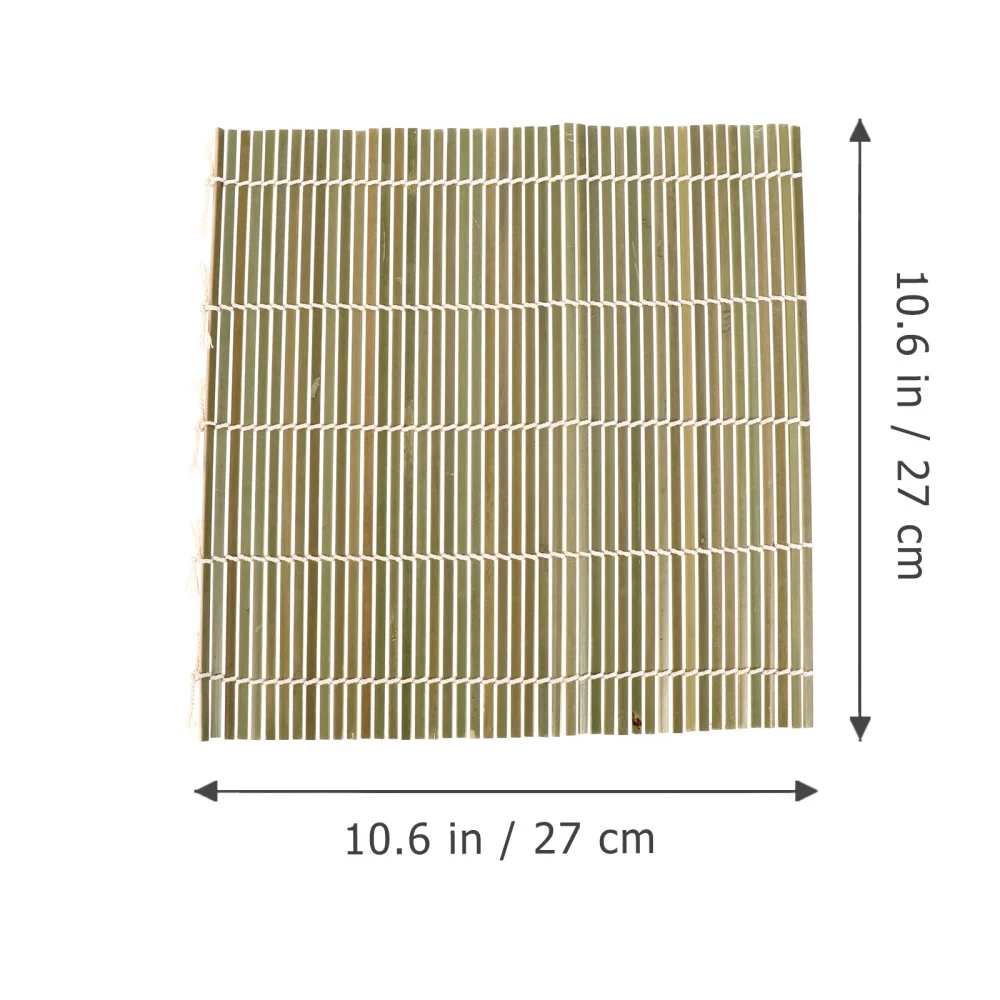 

4pcs Sushi Rolling Mats Sushi Making Pads Bamboo Curtain Homemade Sushi Gadget