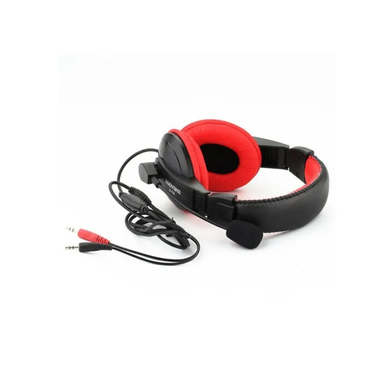 Регулируемые Игровые наушники 3 5 мм стерео гарнитура с шумоподавлением для