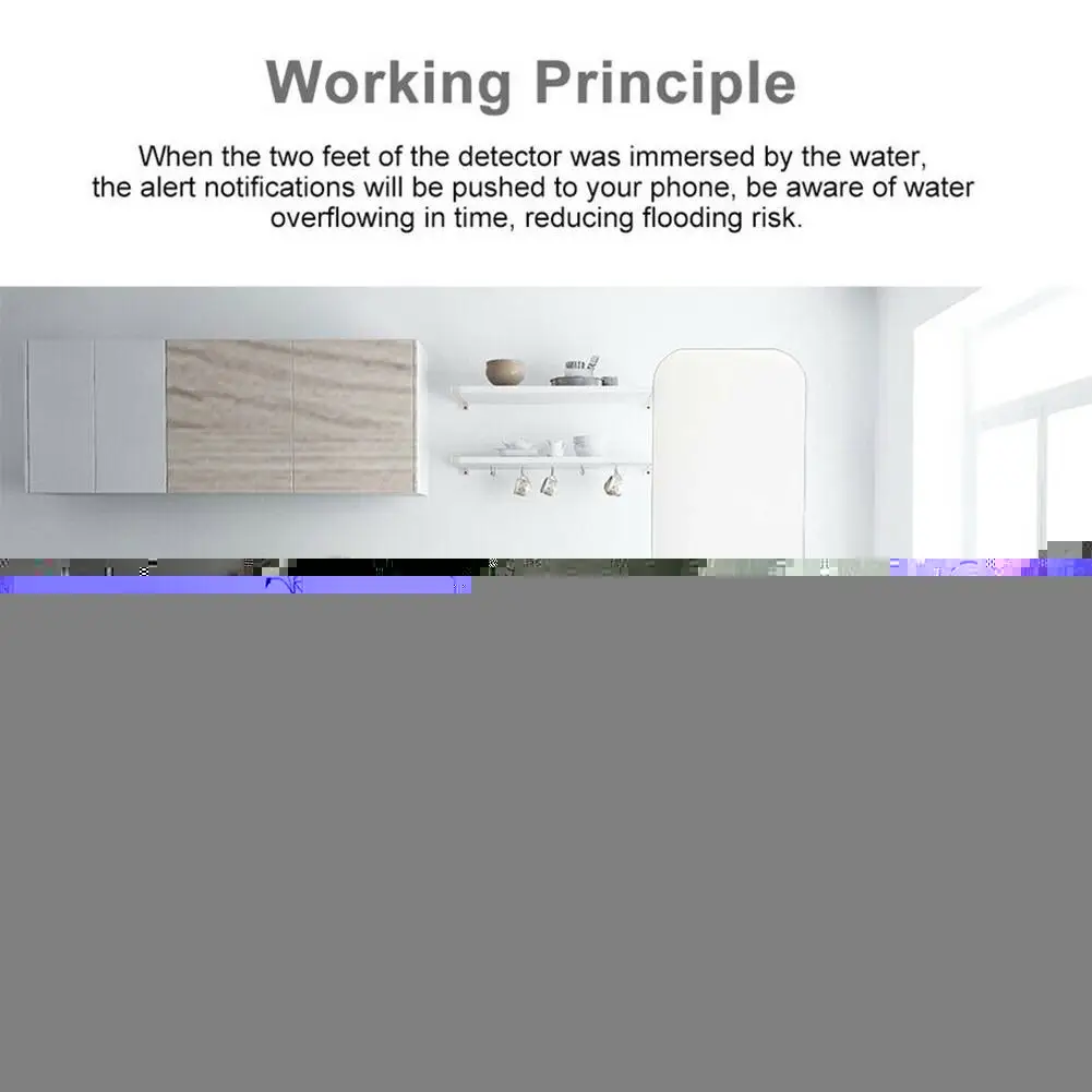 

Wifi Leak Alarm Water Flood Detector Water Level Sensor Google Remote Home Full Alarm For Alexa Home Water Work Smart C6E4