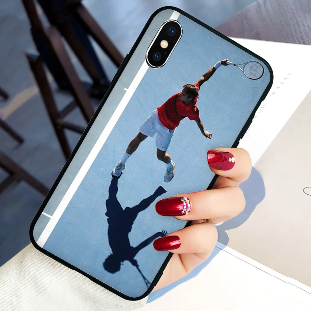 Мягкий силиконовый чехол для телефона Роджер Федерер чехол для iPhone 5 5S SE 6 6S 7 8 plus X XR XS 11 Pro Max