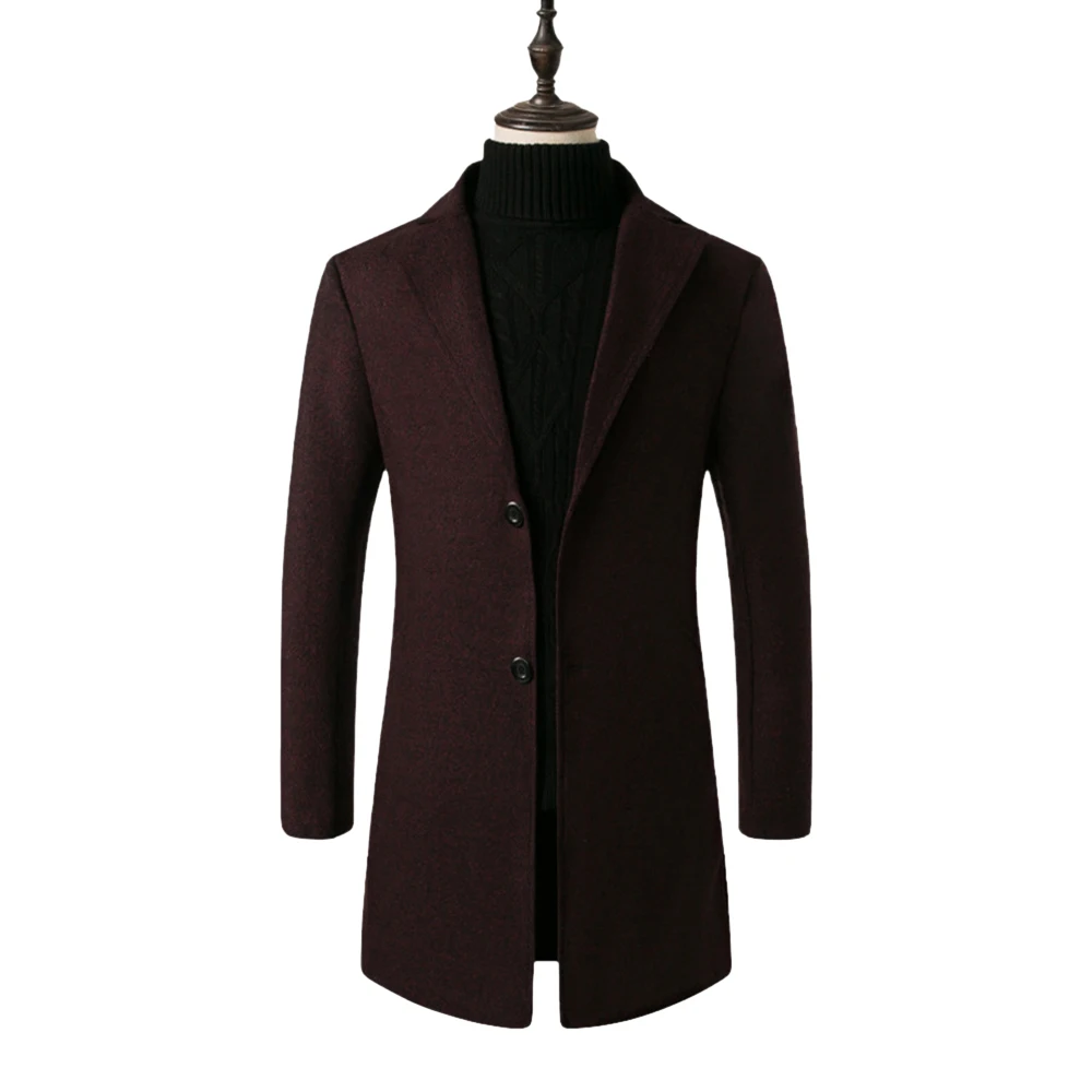 wine red Модные мужские шерстяные костюмы женские дизайнерские шерстяные пальто теплые зимние толстые тренчи мужские ветровки куртки дропшиппинг - Цвет: wine red