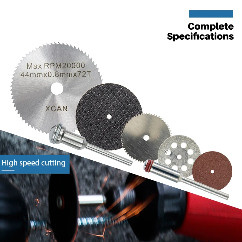 CMCP 65pcs Diamond Saw Blade Set HSS Circular Mini Rotary Tool for Dremel Drill Accessories | Инструменты