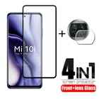4-в-1 для Xiaomi Mi 10i стекло для Mi 10i 5G закаленное стекло HD защитная пленка для Mi 10T Pro Lite 10i 5G стекло для объектива