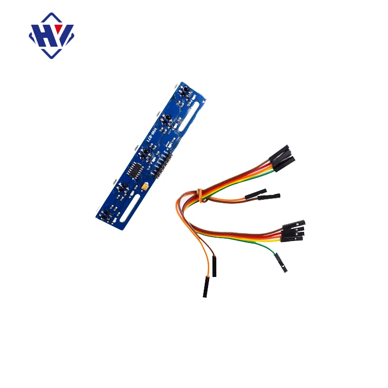 

TCRT5000L 5 Channels Infrared Reflective Tracking Sensor Module KIT 5CH Road IR Photoelectric Switch Barrier Line Track Module