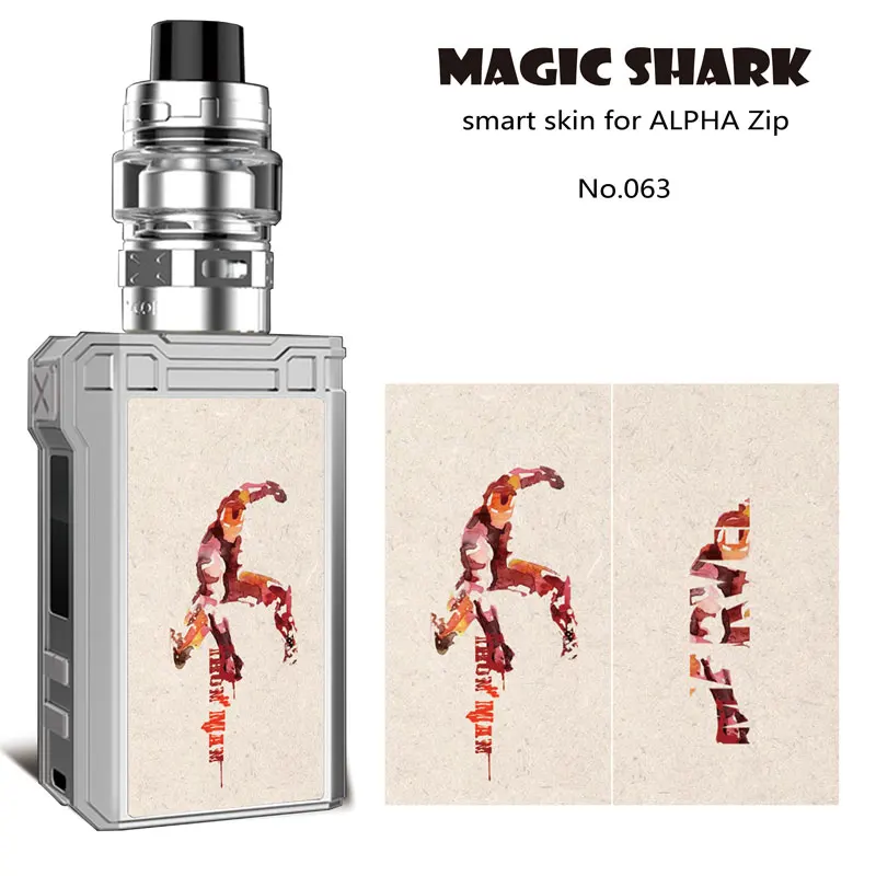 Magic Shark Marvel DC Avengers Batman Iron Man Hulk Super Vape Pod Case Cover Skin Film Sticker for Voopoo Alpha Zip | Мобильные