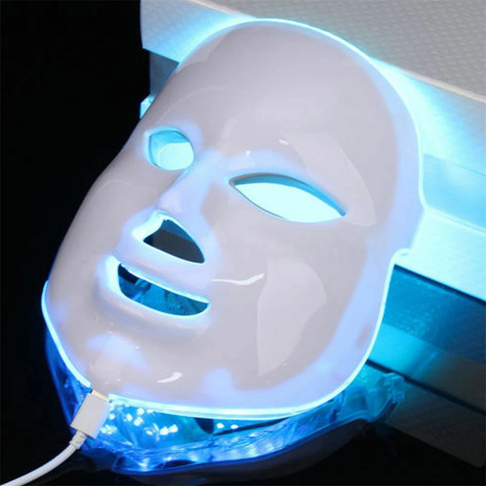 

Dropshipping Led Facial Mask 7 Colors Light Photon Therapy Mask Skin Rejuvenation Skin Shrink Pores Beauty Care Device