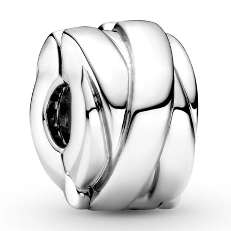 

Original Blue Globe Etched Braided Clip Stopper Beads 925 Sterling Silver Charm Fit Fashion Bracelet Bangle Diy Jewelry