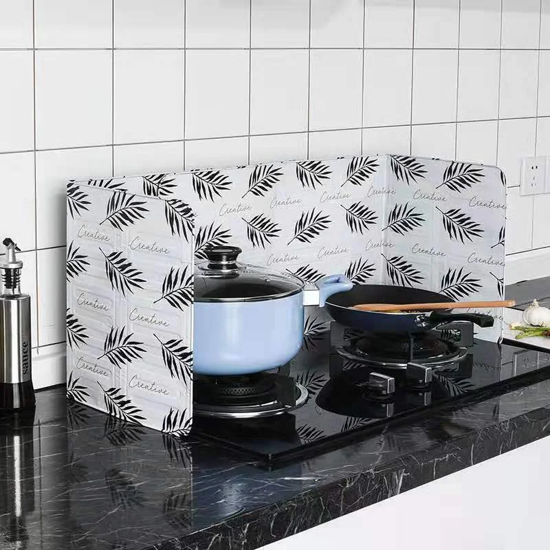 Настенное масло брызговик газовая плита из алюминиевой фольги в скандинавском