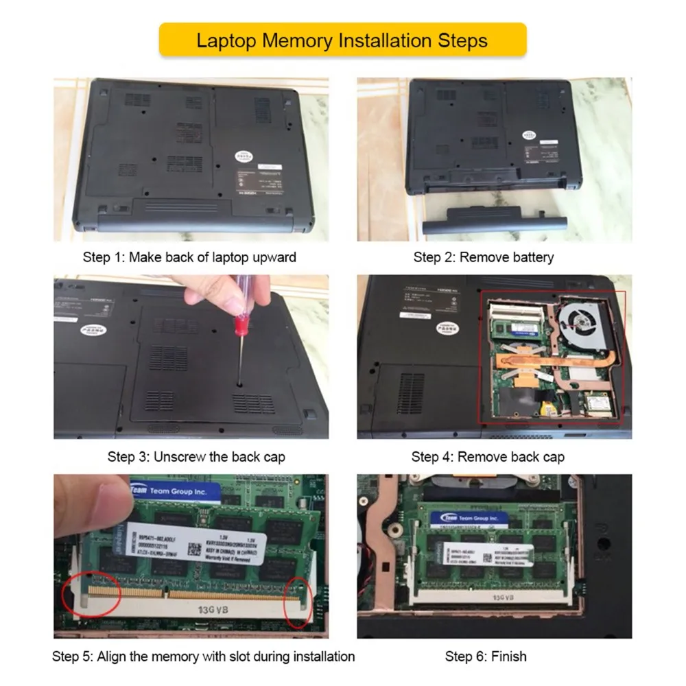 

JUHOR 8G Memory DDR3 1333/1600MHz 204Pin 1.5V Computer RAM High Speed Read/Write Noiseless Laptop Memory for AMD/INTEL