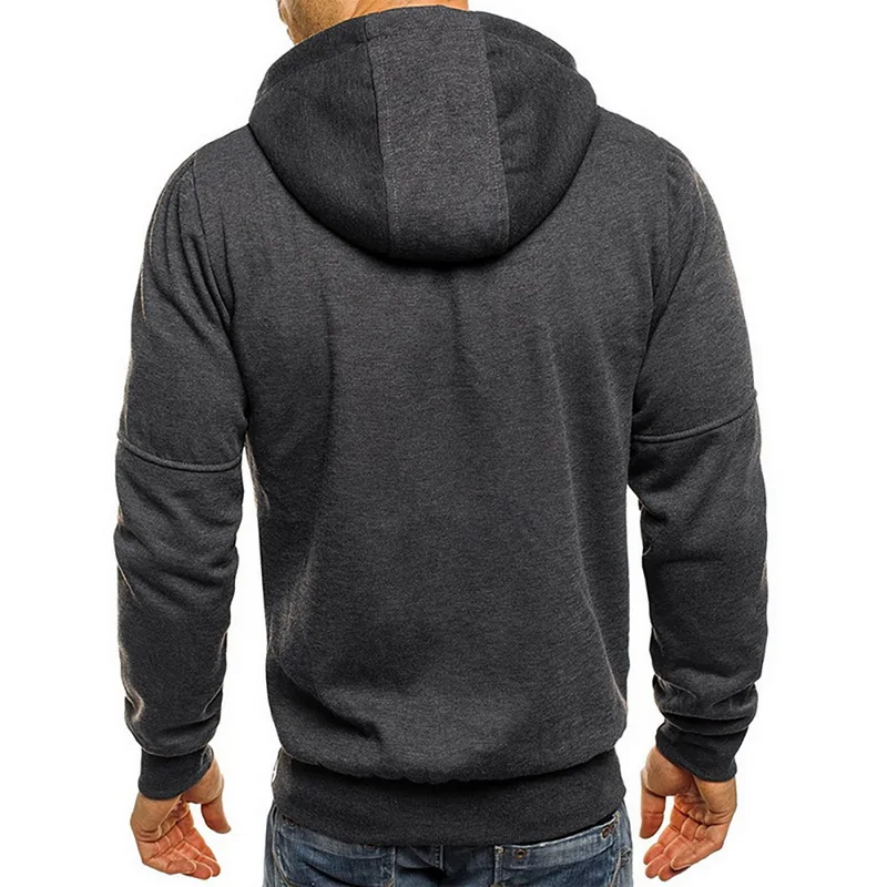 

2021 New Hooded Coat Brand Jacquard Hoodie Fleece Cardigan Men's Hoodies Sweatshirts Pullover Male Hoody Sweatshirt Streetwear