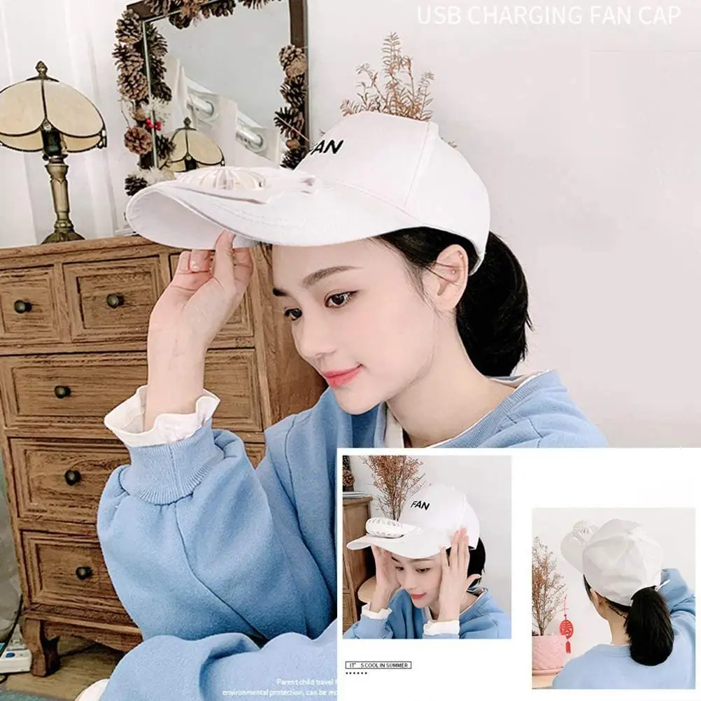 Бейсболка унисекс с USB зарядкой Кепка для гольфа регулируемая отдыха на открытом