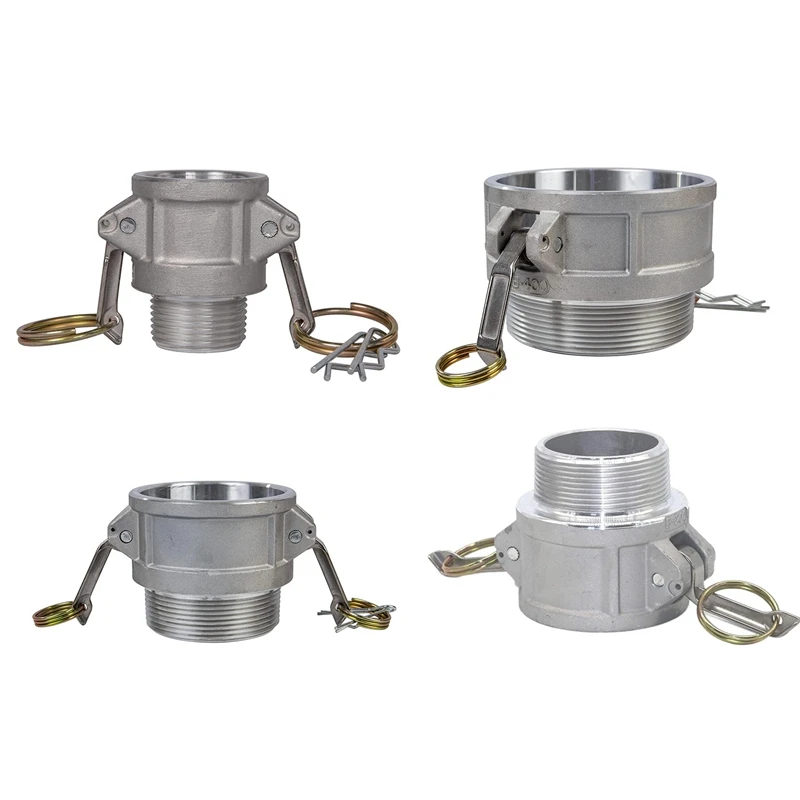

GTBL Aluminum Camlock Fittings Cam Lock Fittings Type B Cam Groove Hose Fitting Male Adapter Female NPT Thread