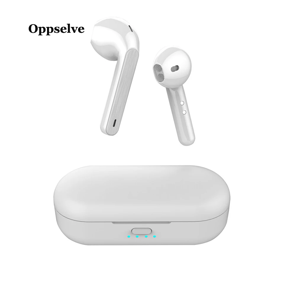 

Oppselve Wireless Earphone Sports Earbuds Bluetooth 5.0 TWS Headsets Noise Cancelling Mic For iPhone Huawei Samsung Xiaomi Redmi
