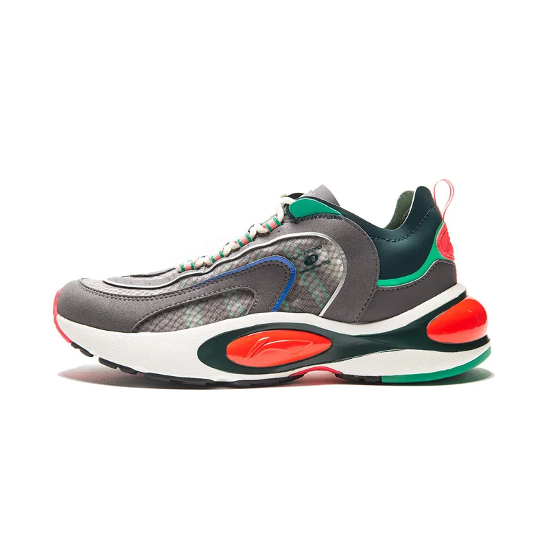 Li-Ning/женские кроссовки V8 с подушкой, LN CLOUD LITE, Ретро стиль, дышащие, с подкладом, спортивная обувь для папы, кроссовки ARHP128 XYP912 - Цвет: ARHP128-3H