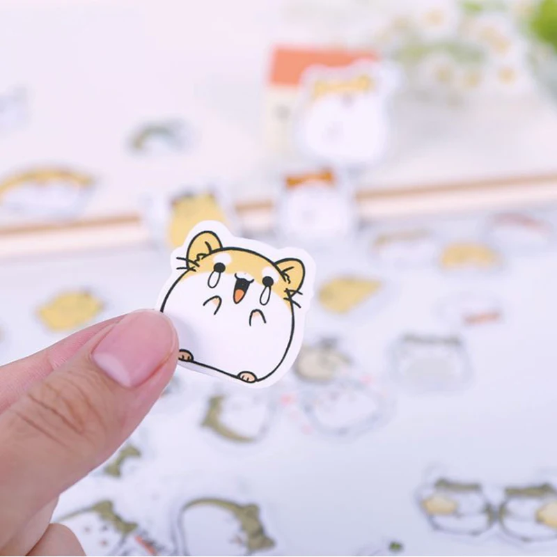 1 сумка, милый мультяшный корейский стиль kawaii, декоративная наклейка, наклейка s, скрапбукинг, сделай сам, офисное украшение, дневник