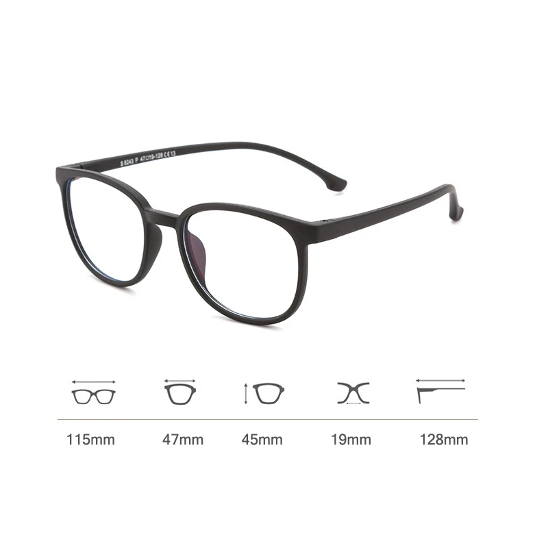 Iboode детский синий светильник очки для мальчиков и девочек прозрачная