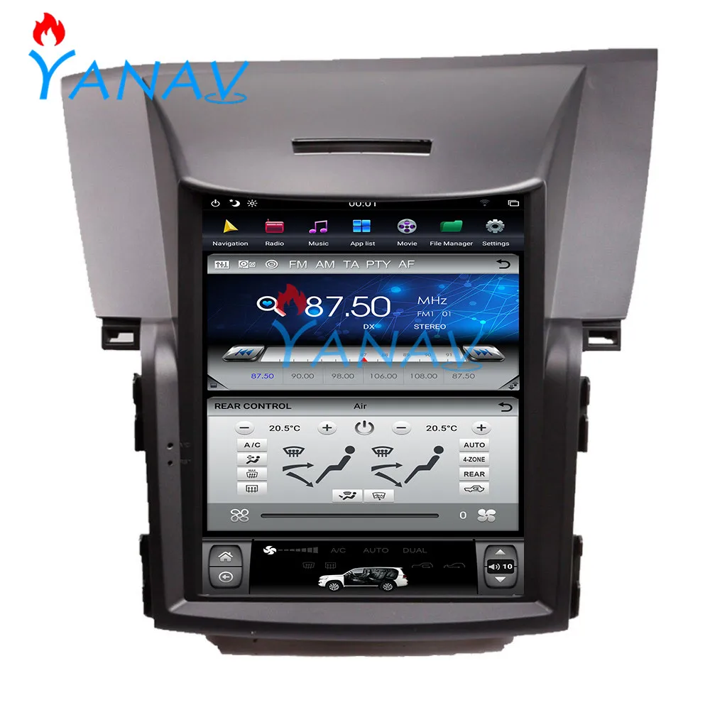 

Android 9.0 Touch Screen auto Radio GPS For-Honda CRV 2012-2016 vertical screen Built-in map support carplay vertical navigation