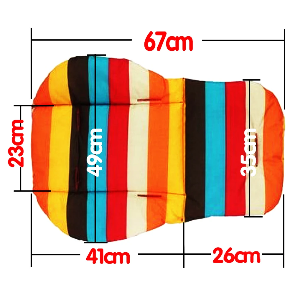 

Universal Home Replacement Soft Breathable Thickened Protective Baby Stroller Accessories Waterproof Pushchair Cotton Mat