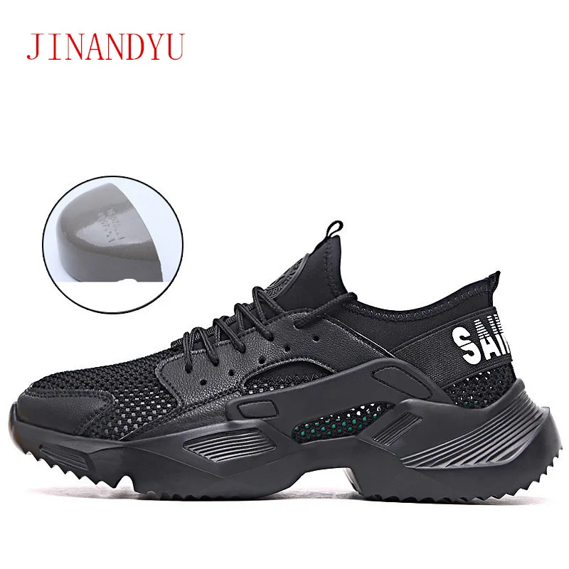 Сетка со стальным носком Рабочая обувь на ультра светильник с мягкой подошвой