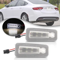 a pair led license plate lamp led number plate light car accessories for chrysler 200 2015 2016 2017