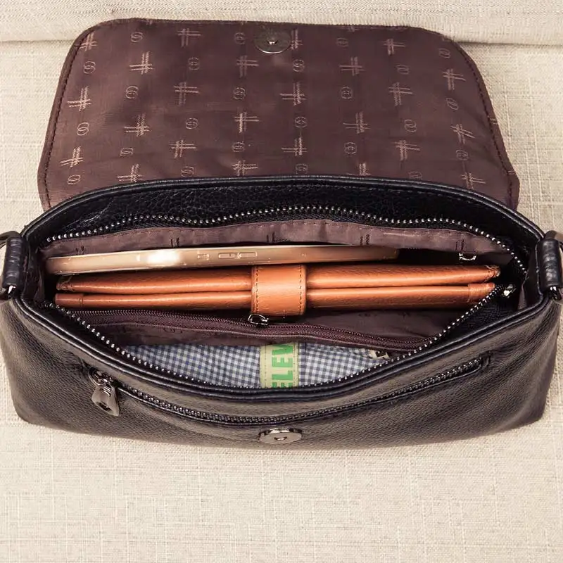 Сумки из натуральной кожи модная женская сумка на плечо сумки через с клапаном