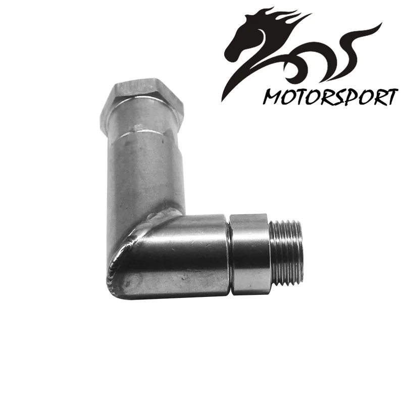 O2 oxygen sensor angled extender spacer 90 degree 02 bung extension M18 X 1.5 | Автомобили и мотоциклы