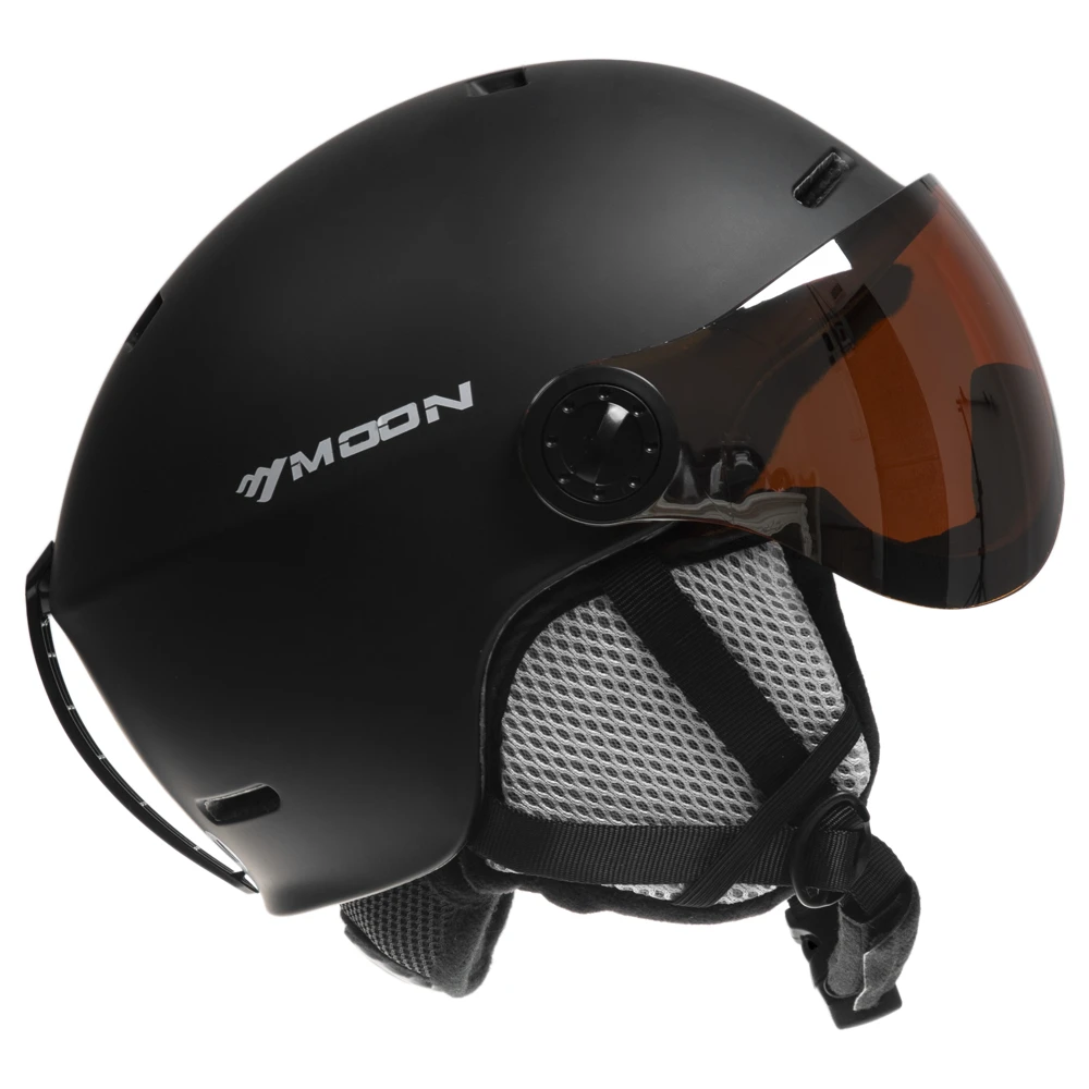 Шлем лыжный цельнолитой для взрослых и детей защитный скейтборда лыжного спорта