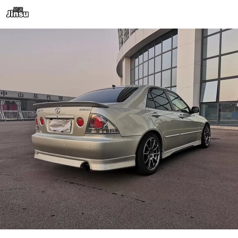 TRD Стиль волоконное стекло задний багажник губа для LEXUS IS IS200 IS300 1998 2004 FRP спойлер