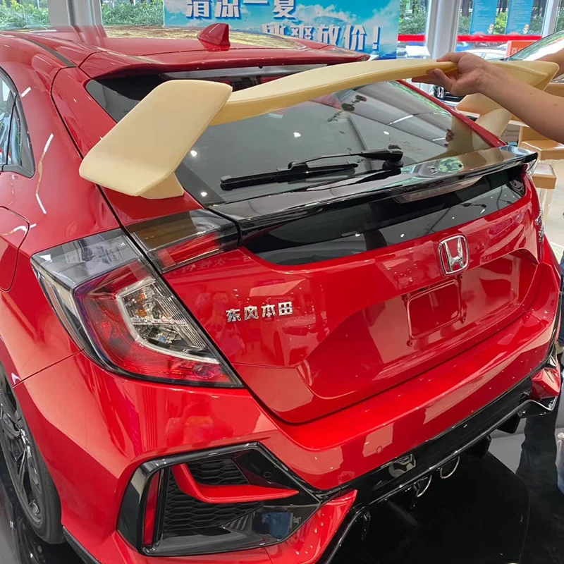 Неокрашенный спойлер для заднего багажника из АБС-пластика Type-R Honda Civic FK7