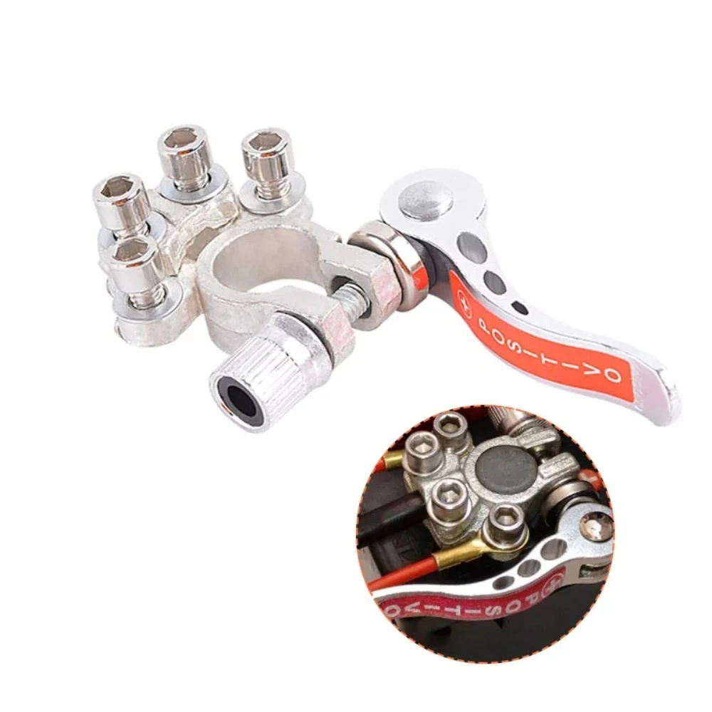 1 Pair Toolless Quick Disconnect Battery Main Cable Post Terminal Shut-Off Connectors 12v 6v 24v Boat Race Car UTV Tractor Truck |