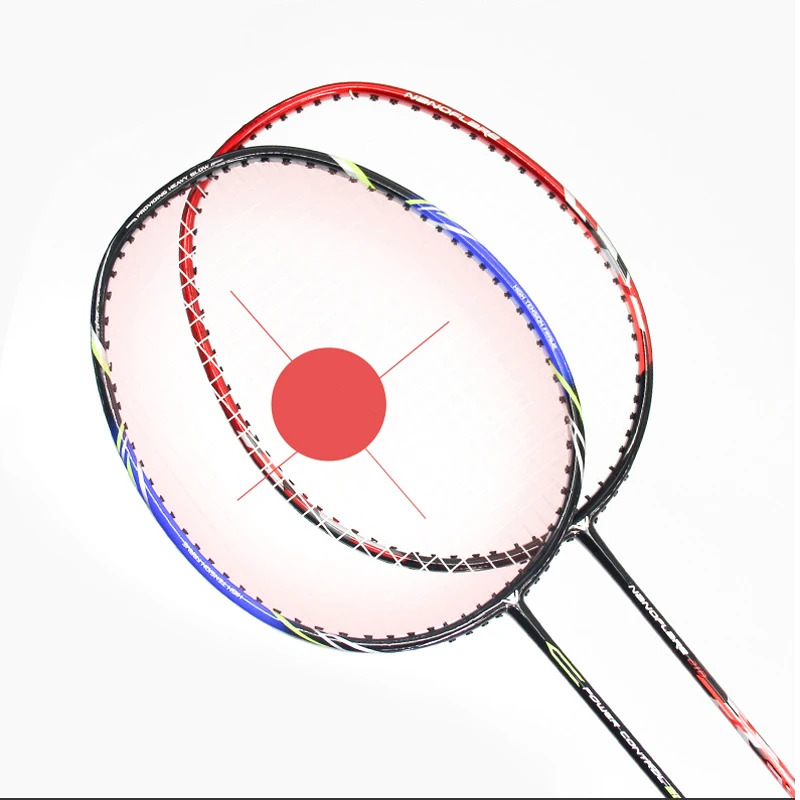 Профессиональные ракетки для бадминтона Crossway легкие Углеродные 1 пара с